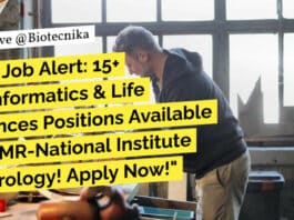 "Hot Job Alert: 15+ Bioinformatics & Life Sciences Positions Available at ICMR-National Institute of Virology! Apply Now!"