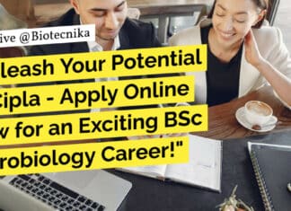 "Unleash Your Potential at Cipla - Apply Online Now for an Exciting BSc Microbiology Career!"