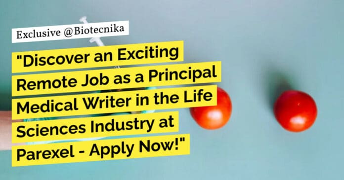Life Sciences Medical Writing Job at Parexel