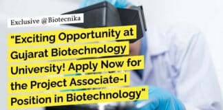 "Exciting Opportunity at Gujarat Biotechnology University! Apply Now for the Project Associate-I Position in Biotechnology"