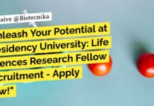 Unleash Your Potential at Presidency University: Life Sciences Research Fellow Recruitment – Apply Now! "Unleash Your Potential at Presidency University: Life Sciences Research Fellow Recruitment - Apply Now!"