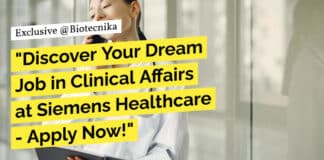 "Discover Your Dream Job in Clinical Affairs at Siemens Healthcare - Apply Now!"