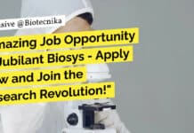 Amazing Job Opportunity at Jubilant Biosys – Apply Now and Join the Research Revolution! "Amazing Job Opportunity at Jubilant Biosys - Apply Now and Join the Research Revolution!"