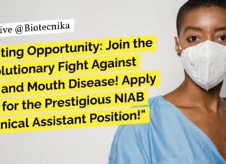NIAB BSc Biology Job - BSc Biotechnology Project Vacancy, Apply Online