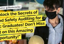 Food Safety Auditing for BSc Graduates! Don’t Miss Out on this Amazing Opportunity! "Unlock the Secrets of Food Safety Auditing for BSc Graduates! Don't Miss Out on this Amazing Opportunity!"