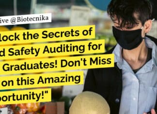"Unlock the Secrets of Food Safety Auditing for BSc Graduates! Don't Miss Out on this Amazing Opportunity!"