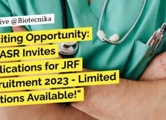 "Exciting Opportunity: JNCASR Invites Applications for JRF Recruitment 2023 - Limited Positions Available!"