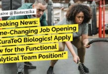 CuraTeQ Biologics Job Openings - BSc & MSc Biotech Apply
