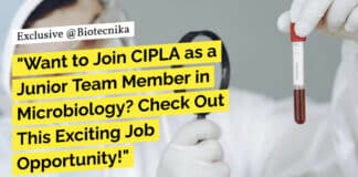 CIPLA BSc Microbiology Vacancy - Apply Online Now
