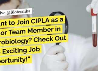 CIPLA BSc Microbiology Vacancy - Apply Online Now