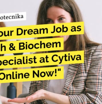 "Land Your Dream Job as a Biotech & Biochem Resin Specialist at Cytiva - Apply Online Now!"