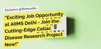 "Exciting Job Opportunity at AIIMS Delhi - Join the Cutting-Edge Celiac Disease Research Project Now!"