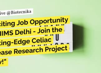 "Exciting Job Opportunity at AIIMS Delhi - Join the Cutting-Edge Celiac Disease Research Project Now!"