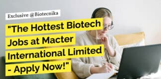 BSc Biotechnology R&D Job