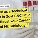 Govt Chittaranjan National Cancer Institute MSc Medical Microbiology SRF Recruitment! "Get Hired as a Technical Assistant in Govt CNCI MSc Job and Boost Your Career in Medical Microbiology!"