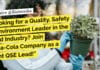 Looking for a Quality, Safety & Environment Leader in the Food Industry? Join Coca-Cola Company as a Plant QSE Lead! "Looking for a Quality, Safety & Environment Leader in the Food Industry? Join Coca-Cola Company as a Plant QSE Lead!"