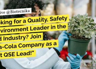 "Looking for a Quality, Safety & Environment Leader in the Food Industry? Join Coca-Cola Company as a Plant QSE Lead!"