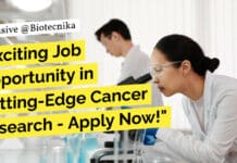 Exciting Job Opportunity in Cutting-Edge Cancer Research – Apply Now! "Exciting Job Opportunity in Cutting-Edge Cancer Research - Apply Now!"