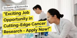 "Exciting Job Opportunity in Cutting-Edge Cancer Research - Apply Now!"