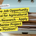 Exclusive Job Opportunity in Mumbai for Agricultural Sciences Research – Apply Now for Senior Project Associate Position! "Exclusive Job Opportunity in Mumbai for Agricultural Sciences Research - Apply Now for Senior Project Associate Position!"