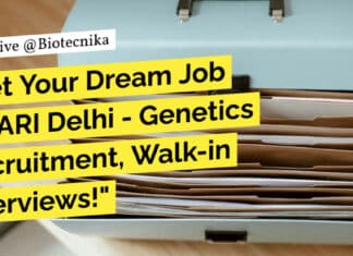 "Get Your Dream Job at IARI Delhi - Genetics Recruitment, Walk-in Interviews!"