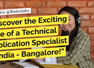 "Discover the Exciting Role of a Technical Application Specialist in India - Bangalore!"
