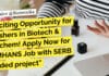 "Exciting Opportunity for Freshers in Biotech & Biochem! Apply Now for NIMHANS Job with SERB funded project"