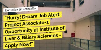 "Hurry! Dream Job Alert: Project Associate-1 Opportunity at Institute of Liver & Biliary Sciences - Apply Now!"