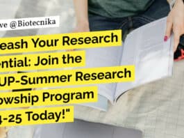"Unleash Your Research Potential: Join the CSTUP-Summer Research Fellowship Program 2024-25 Today!"