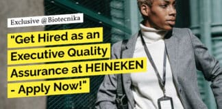 "Get Hired as an Executive Quality Assurance at HEINEKEN - Apply Now!"