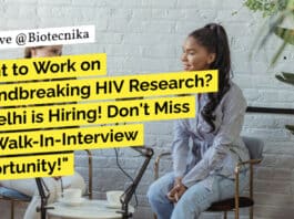 "Want to Work on Groundbreaking HIV Research? NII Delhi is Hiring! Don't Miss this Walk-In-Interview Opportunity!"