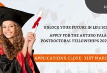 Unlock Your Future in Life Sciences! Apply for the Arturo Falaschi Postdoctoral Fellowships 2024 Today! Arturo Falaschi Postdoctoral Fellowships 2024