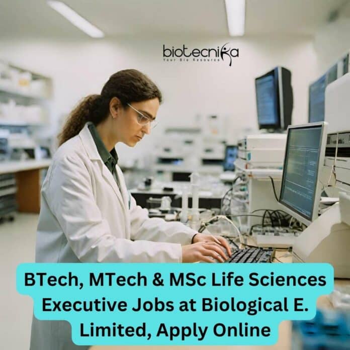 Biological E. Limited Jobs