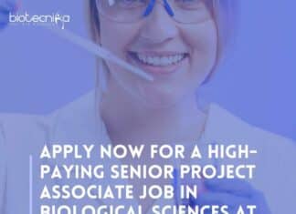 Apply Now for a High-Paying Senior Project Associate Job in Biological Sciences at Gujarat Biotechnology University! Biological Sciences Project Job