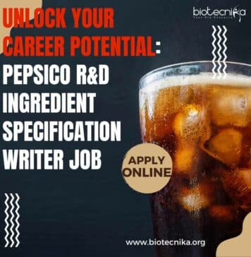 Pepsico R&D Ingredient Specification