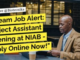 "Dream Job Alert: Project Assistant Opening at NIAB - Apply Online Now!"