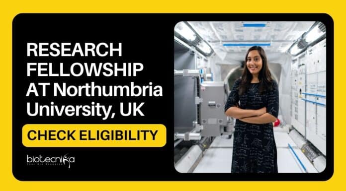 Northumbria University Research Fellowship