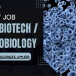 Msc Microbiology & Biotech Job