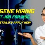 Jobs for Msc Biotech
