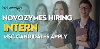 Intern at Novozymes