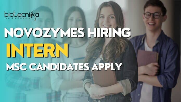 Intern at Novozymes