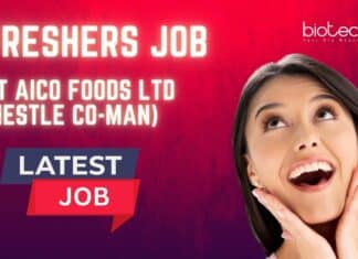 Msc Microbiology Freshers Job