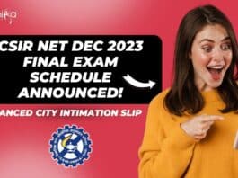 CSIR Dec Exam Date