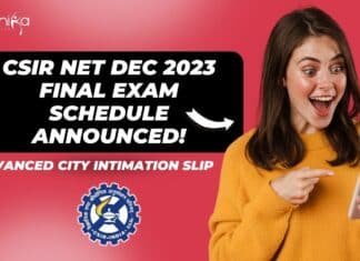 CSIR Dec Exam Date