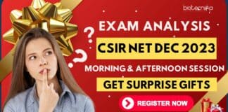 CSIR NET Exam Analysis
