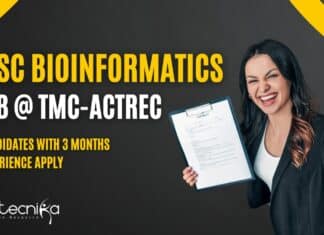 Msc Bioinformatics Latest Job