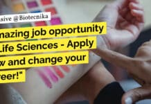 Amazing job opportunity in Life Sciences – Apply now and change your career! "Amazing job opportunity in Life Sciences - Apply now and change your career!"