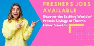 Freshers Jobs Thermo Fisher