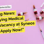Breaking News: High-Paying Medical Writing Vacancy at Syneos Health – Apply Now! "Breaking News: High-Paying Medical Writing Vacancy at Syneos Health - Apply Now!"