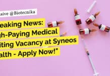 Breaking News: High-Paying Medical Writing Vacancy at Syneos Health – Apply Now! "Breaking News: High-Paying Medical Writing Vacancy at Syneos Health - Apply Now!"